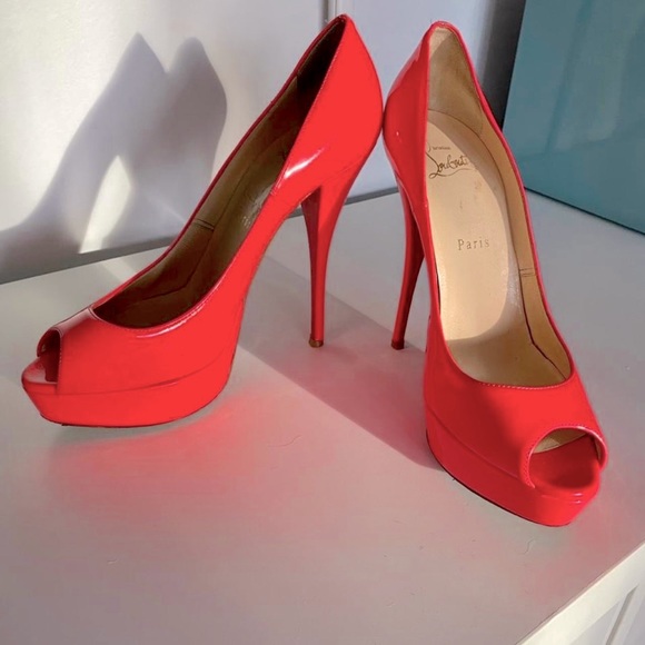 Christian Louboutin Shoes - Preloved hot pink Loubies